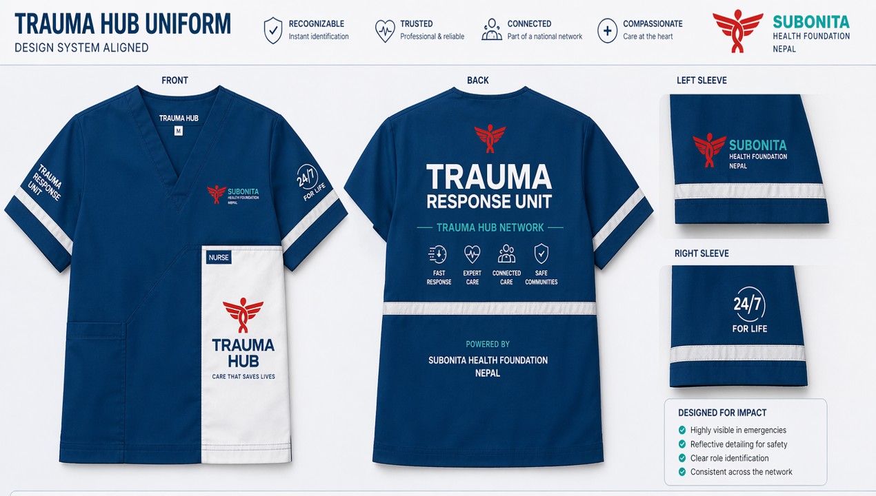 Trauma hub uniform and kit